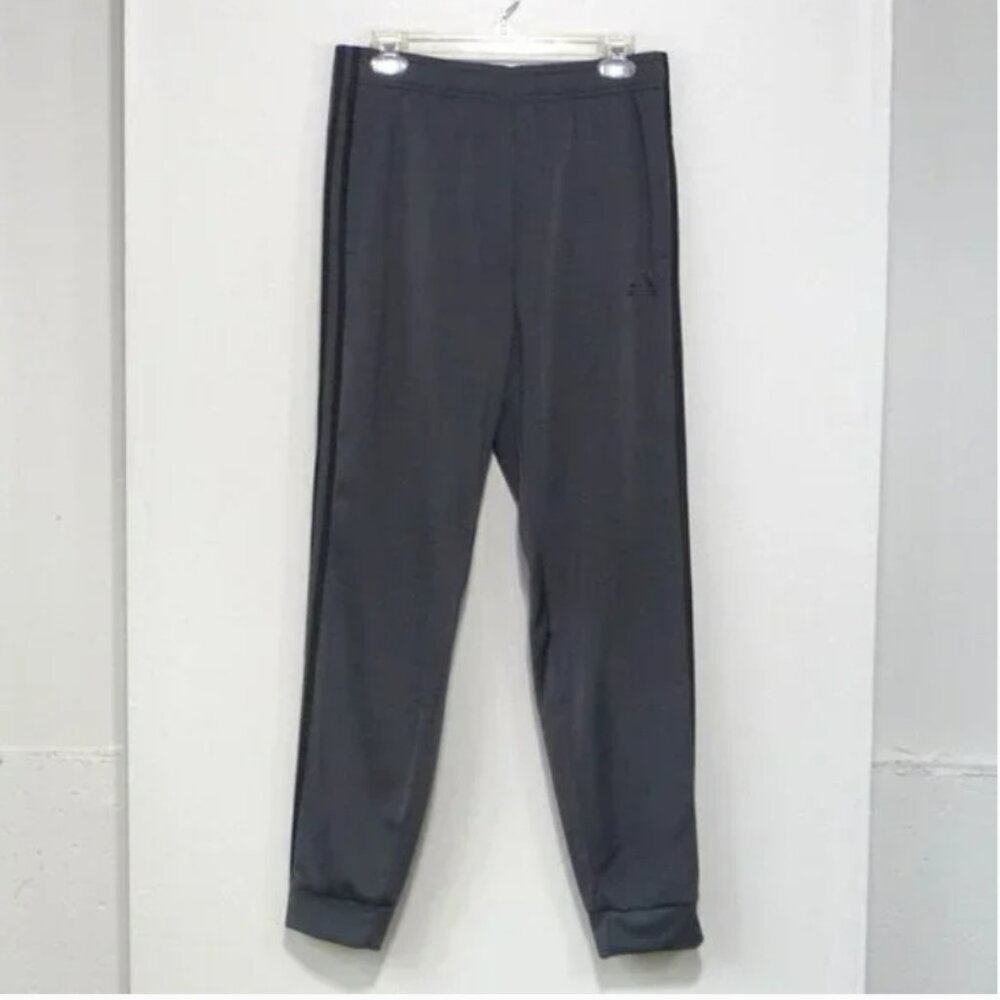 ADIDAS TRACK PANTS JOGGERS SIZE MEDIUM GRAY